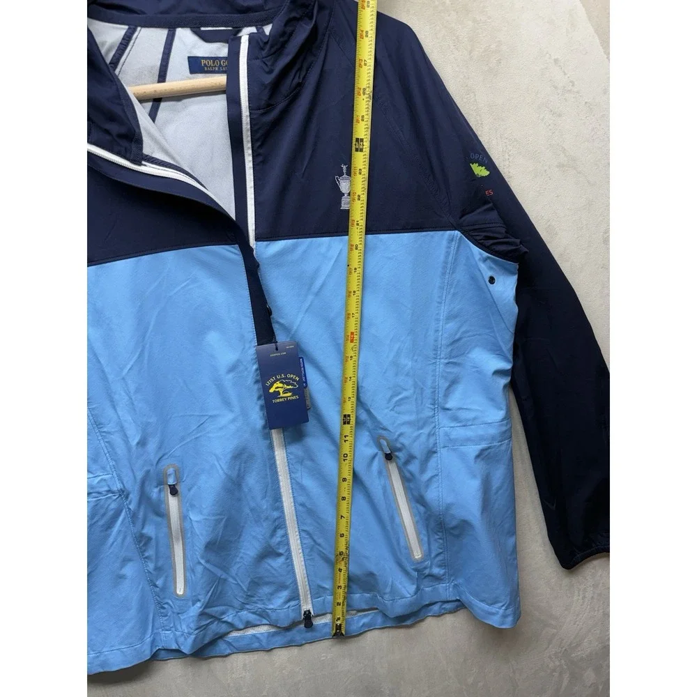 NWT Polo Ralph Lauren 121 Torrey Pines US Open Marshal Jacket Women XL Blue Golf